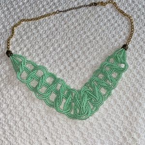 teal necklace